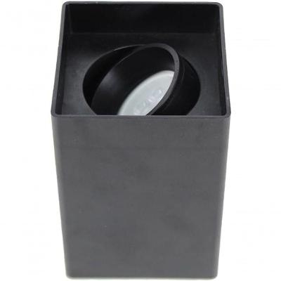 Spot Clean Quadrado Sobrepor Preto - Bivolt