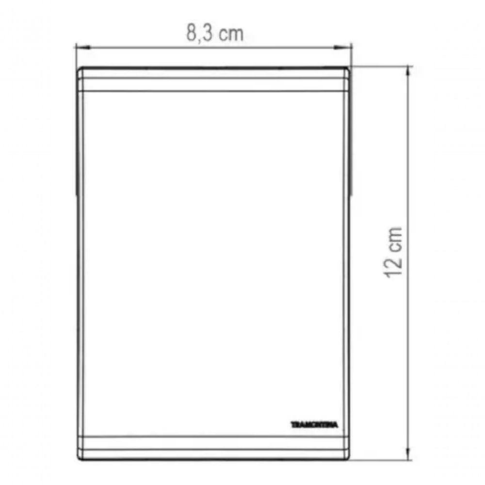 Placa 4x2+ 1 Interruptor Simples 10a-250v Branco Branco - 2