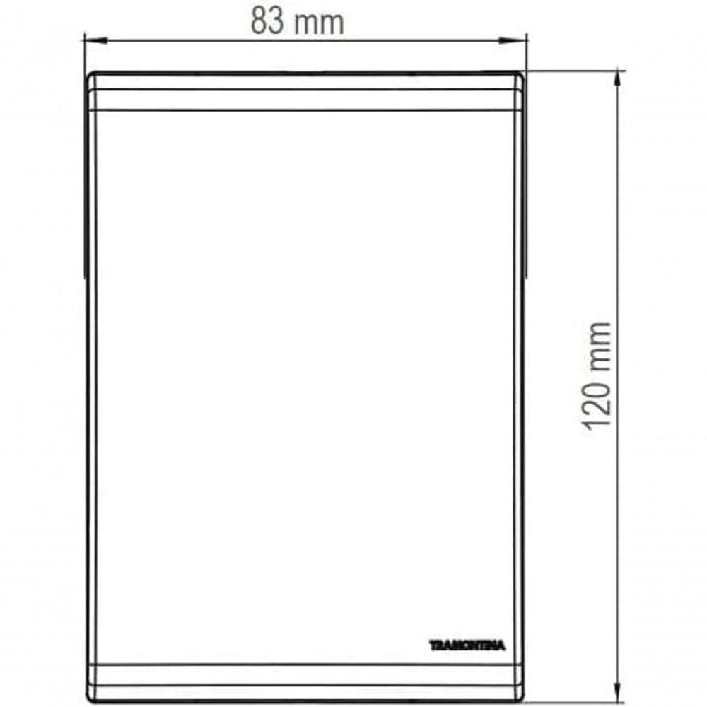 Placa 4x2 + 1 Interruptor Simples E 1interruptor Paralelo 10a 250v - Branco - 3