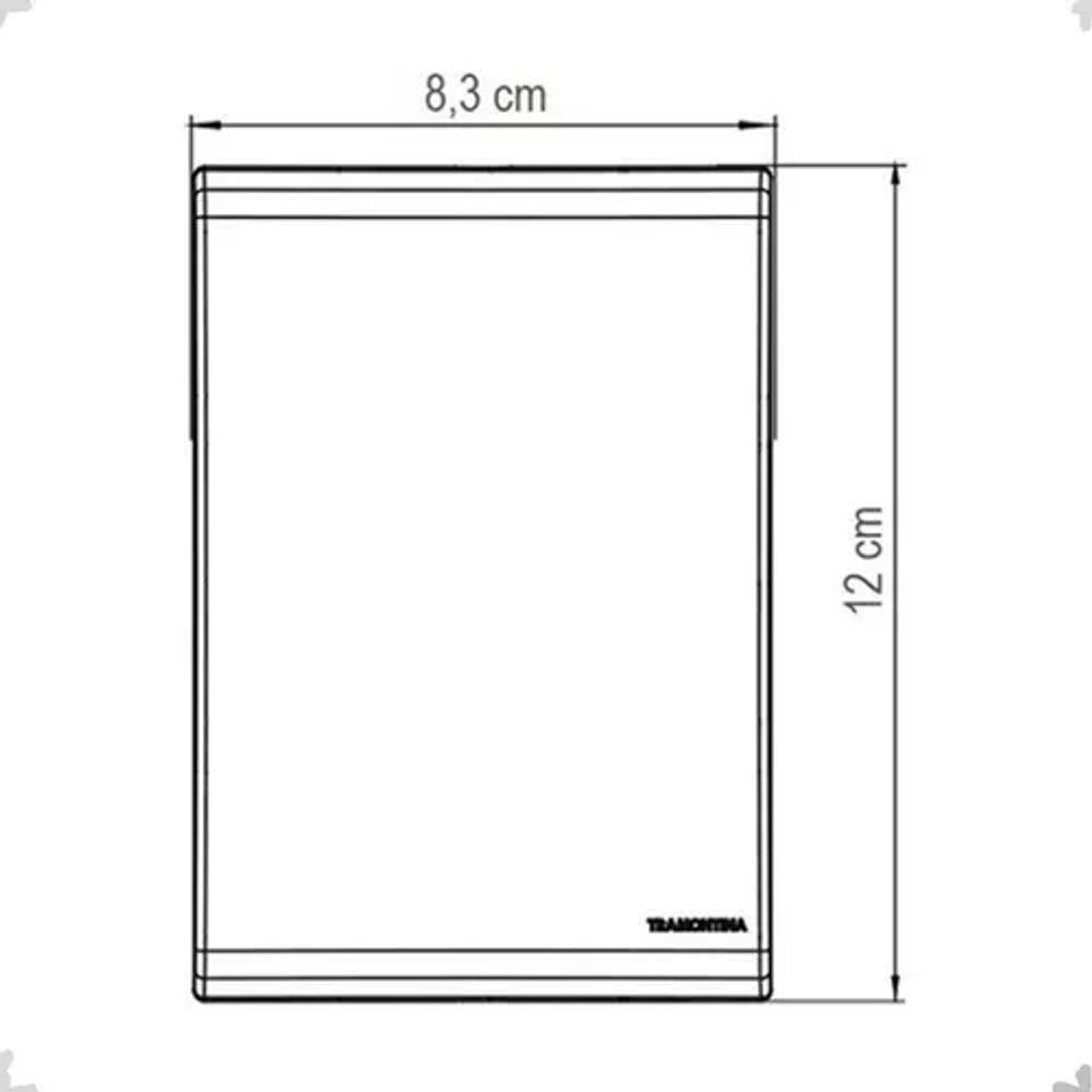 Placa 4x2 + 3 Interruptores Simples 10a-250v 250v - Branco - 3