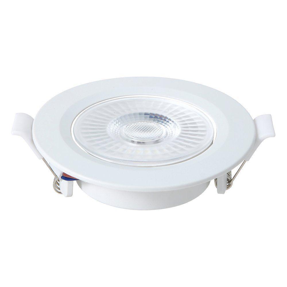 Spot Led Embutir Redondo 6w 6500k Branco Blumenau Branco - Bivolt - 1