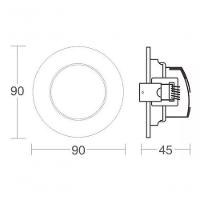 Spot Led Embutir Redondo 6w 6500k Branco Blumenau Branco - Bivolt - 2