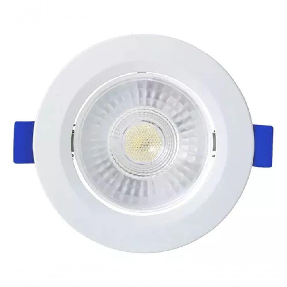 Spot Led Embutir Redondo 6w 3000k Branco Blumenau Branco - Bivolt - 1