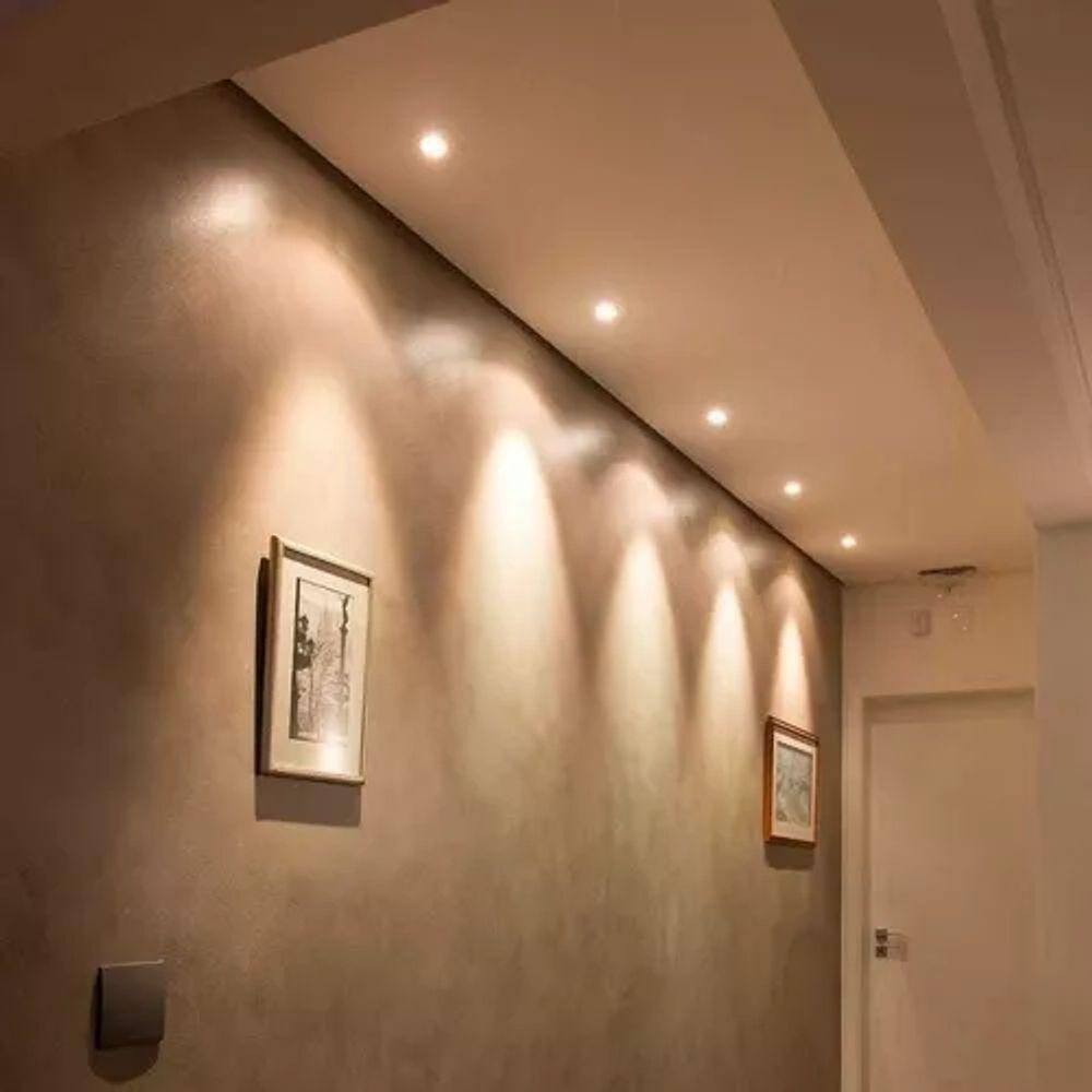 Spot Led Embutir Redondo 6w 3000k Branco Blumenau Branco - Bivolt - 2