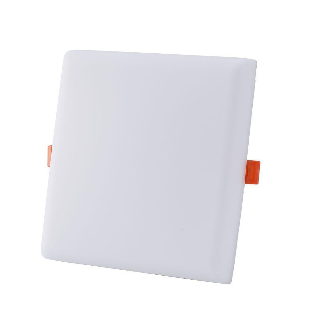 Painel Led Frameless 24w 3000k Quadrado Branco - 24w - 1