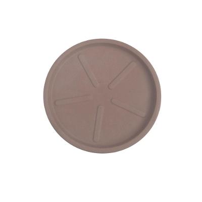 Base Redonda 24 X 3 Cm Cor 16 - Antique Castanho