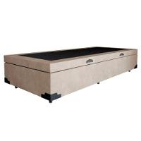 Cama Box Baú Solteiro Suede Sereneprime Bege 88x188x44 - 3