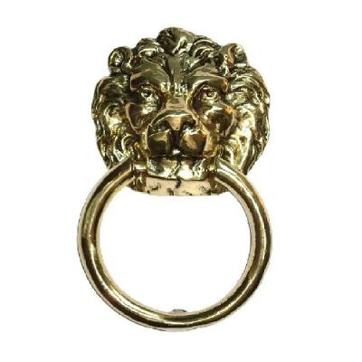 Batedor de Porta Aldrava Modelo Leão Alumínio Fundido