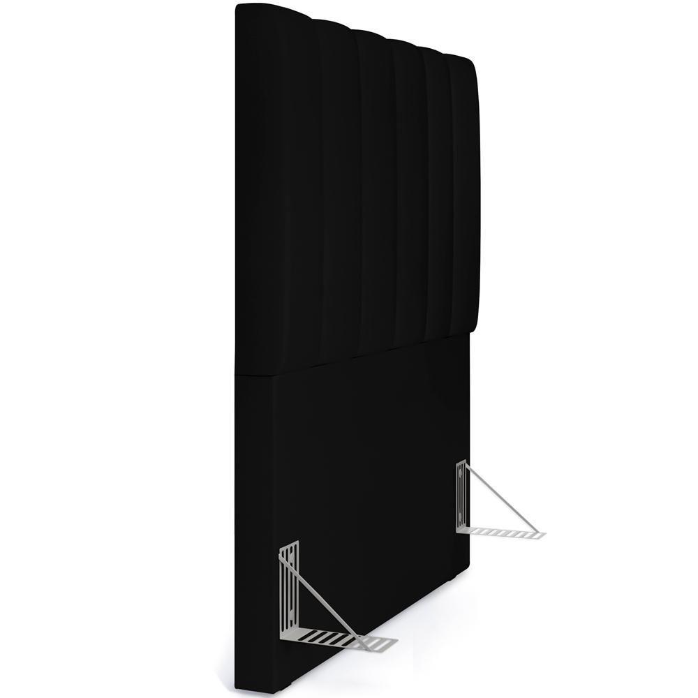 Cabeceira Cama Box Solteiro 100 Cm Dália W01 Facto Preto - 2