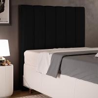 Cabeceira Cama Box Solteiro 100 Cm Dália W01 Facto Preto - 6