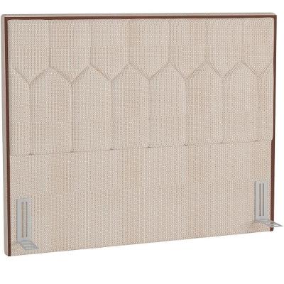 Cabeceira Cama Box Casal King 195cm P05 Londres Linho Creme