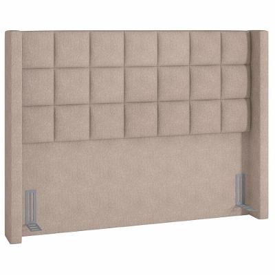 Cabeceira Cama Box Casal King 195cm P05 Paris Linho Bege