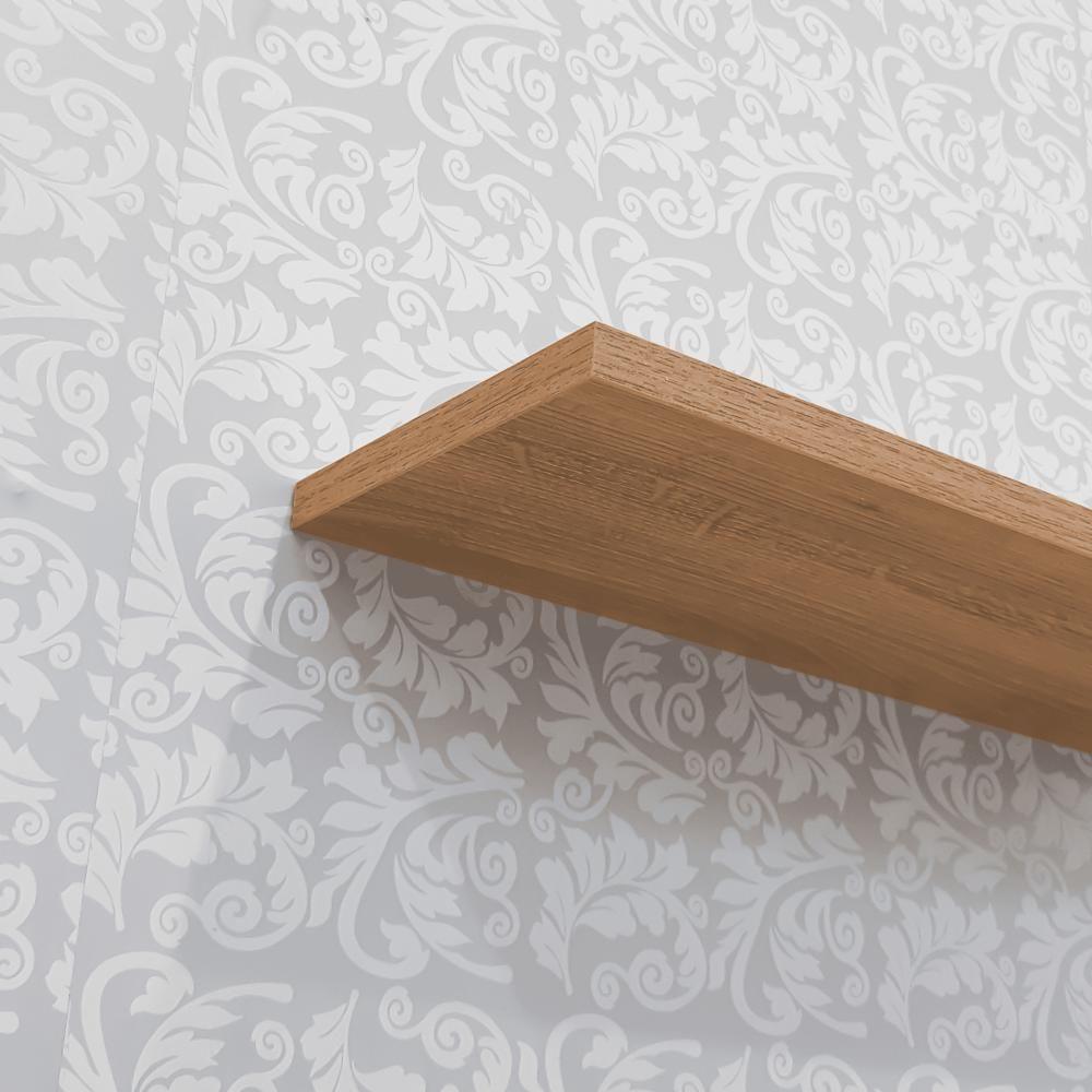 Kit 2 Prateleiras Porta Quadros 70 X 15cm Freijó - 6