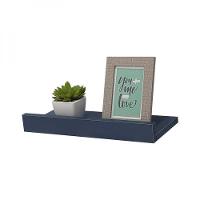 Kit 6 Prateleiras Porta Quadros 60 X 10cm Azul Suporte