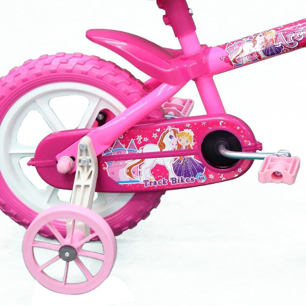 Bicicleta Infantil Track Arco Íris Aro-12 Rosa - 2