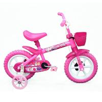Bicicleta Infantil Track Arco Íris Aro-12 Rosa - 1