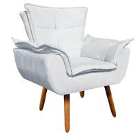 Kit 01 Namoradeira e 02 Poltronas Opala Suede Pés Palito - 2