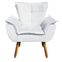 Kit 01 Namoradeira e 02 Poltronas Opala Suede Pés Palito - 3