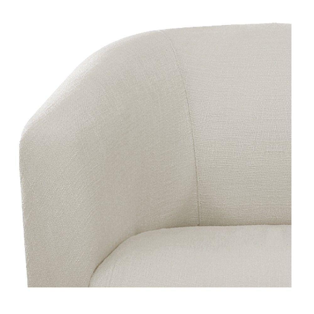 02 Poltronas Luiza Nozes E Linho Bege - 2