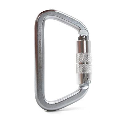 Mosquetão Aço 50kn D Automático Tripla Trava Sideup Ce En