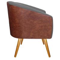 02 Poltronas Luiza Corano Nozes e Linho - 2