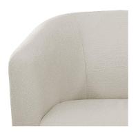 Poltrona Luiza Corano Nozes e Linho Bege - 5