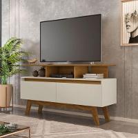 Rack Para Tv De Até 50" Cinamomo/off White Rubi Bechara - 4