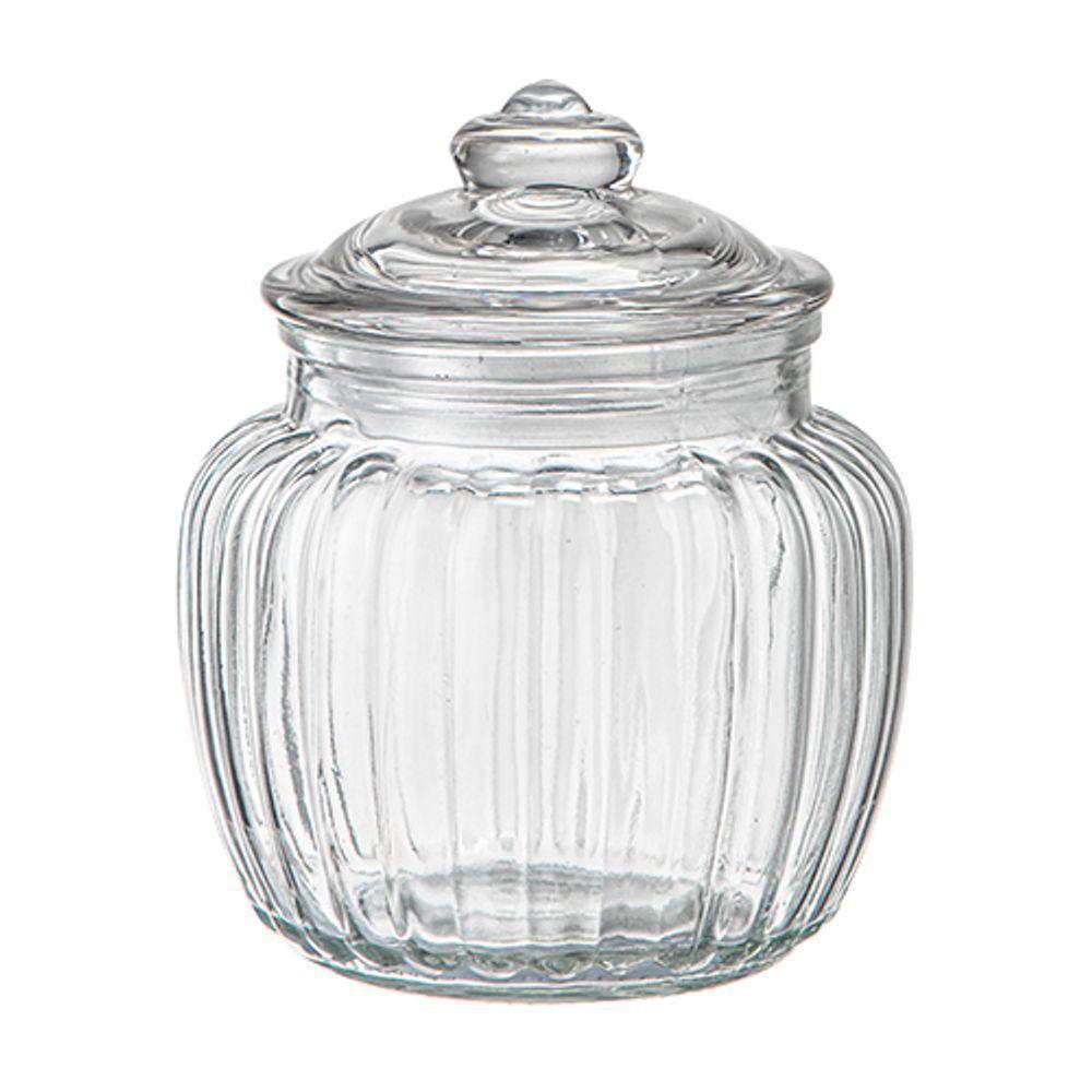 Porta Mantimento Em Vidro Hermetica 575Ml D8,4Xa13Cm - 1