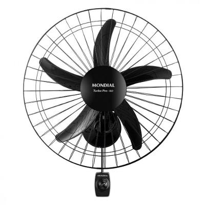 Ventilador de Parede Mondial 150W 50cm 5 Pás Preto NVP-PRO-50 220V