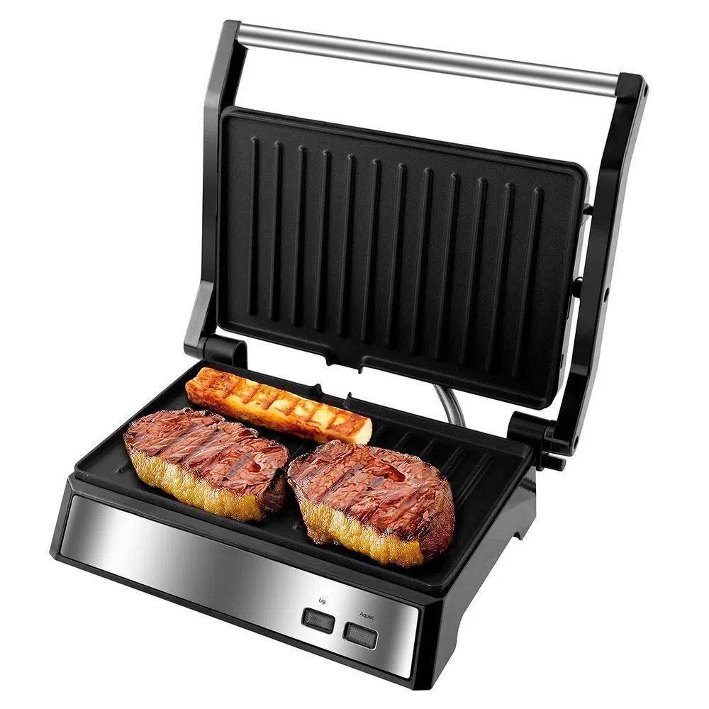 Grill E Sanduicheira Philco Maxx Clean Pgr21pi Preto/inox 127 V - 3