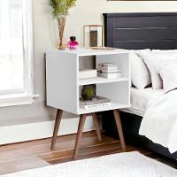 Mesa De Cabeceira Jb 1515 Branco Bechara - 1