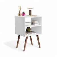 Mesa De Cabeceira Jb 1515 Branco Bechara - 3