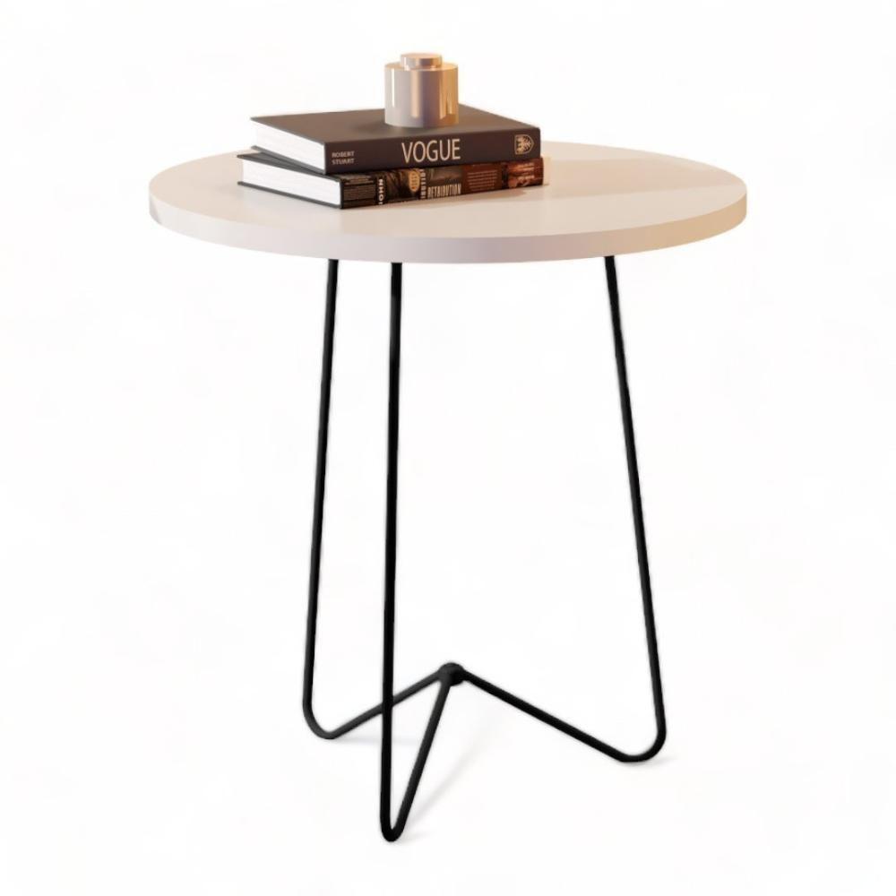 Mesa De Apoio Jb 8004 Pérola E Preto Bechara - 2