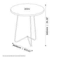 Mesa De Apoio Jb 8004 Pérola E Dourado Bechara - 2