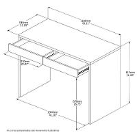 Escrivaninha Sofisticada Jb 6080 Nature Bechara - 2