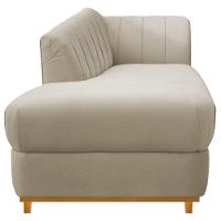 Kit Diva Recamier 185cm Lado Esquerdo E 01 Poltrona Laura Suede Bege - 5