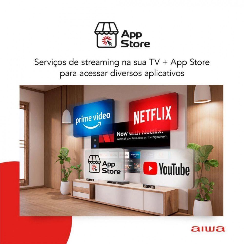 Smart Tv 32 Hd Aiwa Aws-Tv32Bl02A Android Hdr10 Preto Bvolt - 3