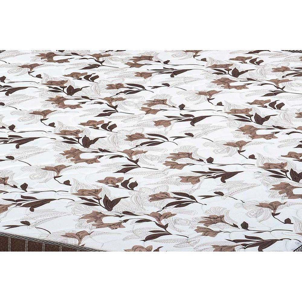 Cama Box Baú Solteiro: Colchão Espuma D45 Polar Pérola Euro Pillow + Base CRC Courano Brown(88x188) - 3