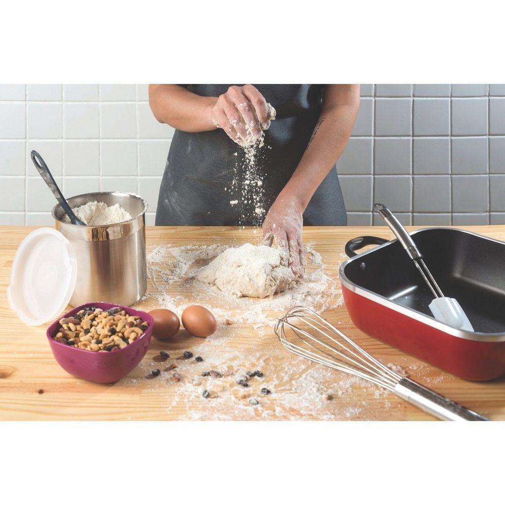 Pote Tramontina Cucina Em Aço Inox Para Mantimentos Com Tampa Plástica 16 Cm 3,4 L Tramontina - 7