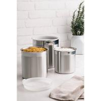 Pote Tramontina Cucina Em Aço Inox Para Mantimentos Com Tampa Plástica 16 Cm 3,4 L Tramontina - 2