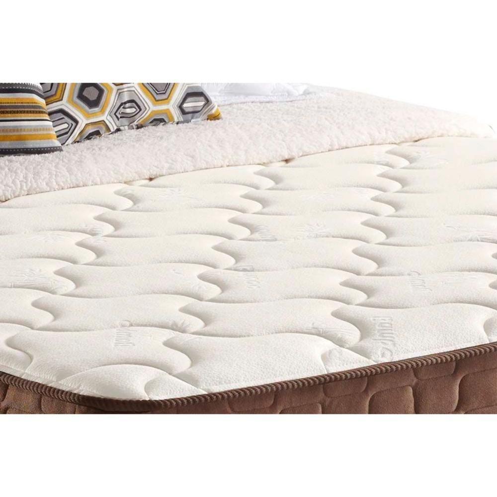 Cama Box Baú Queen: Colchão Molas Anjos MasterPocket Ensacadas King Best + Base CRC Courano Brown(158x198) - 6