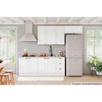 Kit De Cozinha Modulada 5pçs (2 Armários + 2 Balcões + 1 Complemento) C5P15 Branco - Henn - 3