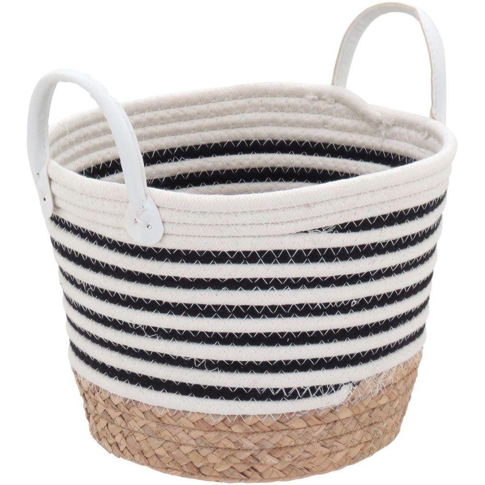 Veredas Cesta Fibra Preto 3Pç - 8