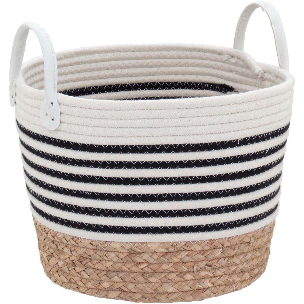 Veredas Cesta Fibra Preto 3Pç - 9