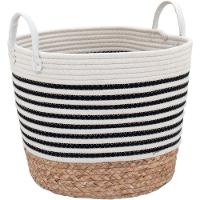 Veredas Cesta Fibra Preto 3Pç - 16