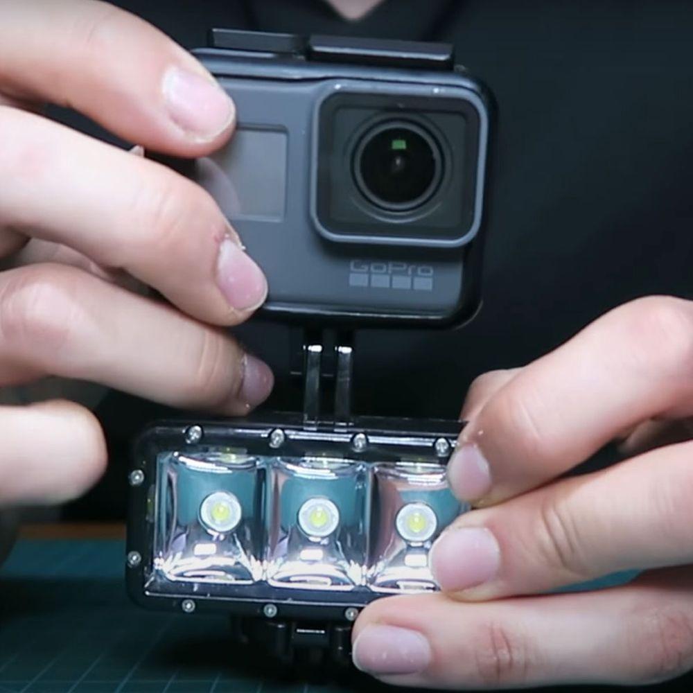 Luminária Flash Light À Prova D'Água para GoPro e Similares - 4