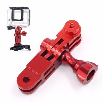 Extensor Pivot em Alumínio para GoPro e Similares - Vermelho