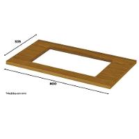 Módulo Cozinha Henn Essência Tampo P/ Cooktop 80cm Calcare - 2