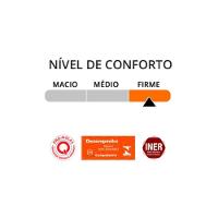 Cama Box King: Colchão Molas Ensacadas Luckspuma Esplendor + Base Crc Suede Brown(193x203) - 5