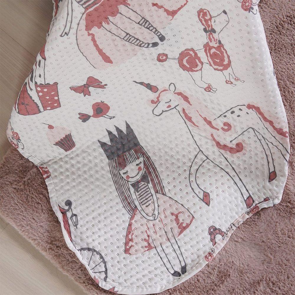 Kit Cobre Leito Rolinho Solteiro + Porta Travesseiro Toque Macio Era Uma Vez - 5